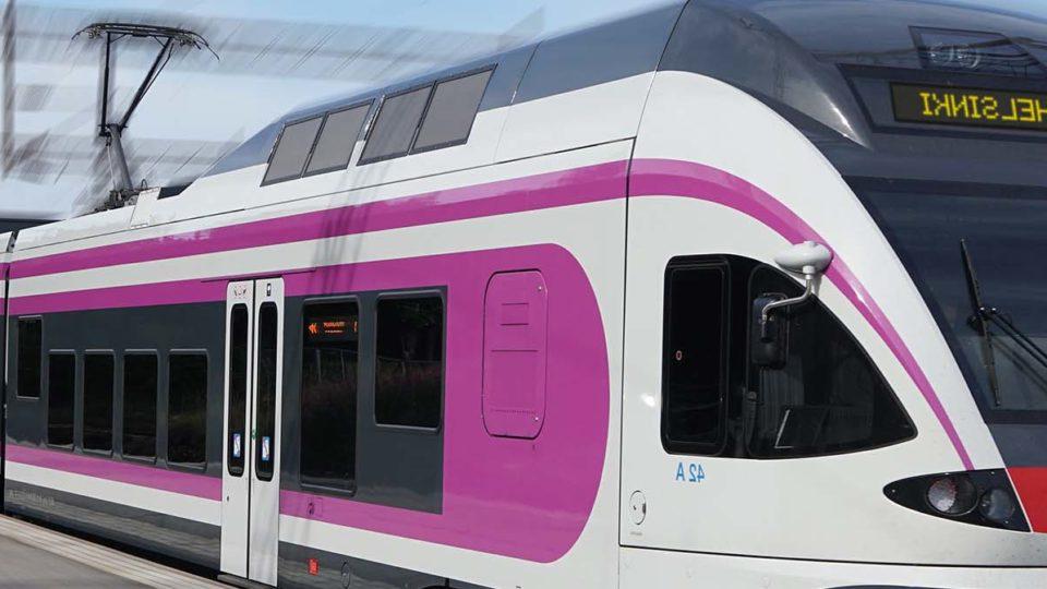 Sistema a bordo para los trenes Sm5 de Helsinki en Finlandia